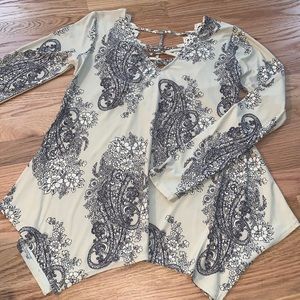 DAYTRIP lace back top